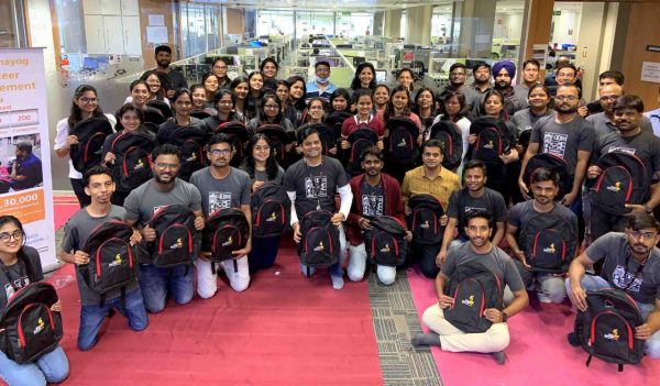 Group image of India team in the office.