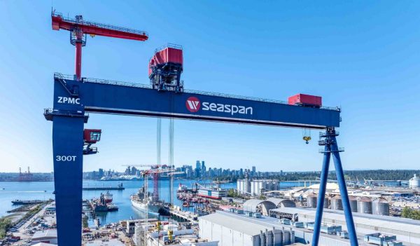 View of the shipyard