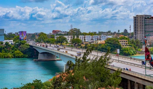 New Nyali Bridge in Mombasa, Kenya